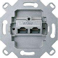 Розетка компьютерная без накладки без рамки Schneider Electric Merten Antique 2-м. RJ45+RJ45 6e картинка